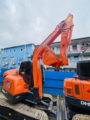 Excavadora do Doosan DH60-7 de segunda mão com capacidade de balde de 0,09-0,2 m3