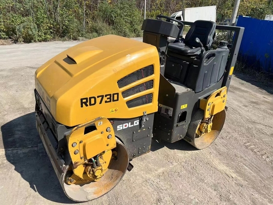 3 toneladas Vibração Roller de estrada de segunda mão, usado SDLG RD730 Vibrating Roller Compactor para equipamentos pesados
