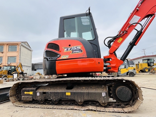 5 toneladas de Kubota KX155 Excavadora Crawler Usada Excavadora de segunda mão com 29,9 kW de potência do motor e 0,16 m3 de capacidade de balde