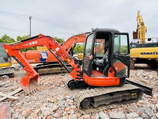 5 toneladas de Kubota KX155 Excavadora Crawler Usada Excavadora de segunda mão com 29,9 kW de potência do motor e 0,16 m3 de capacidade de balde