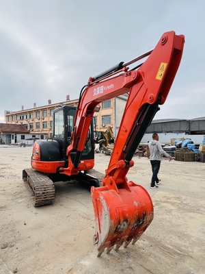 5 toneladas de Kubota KX155 Excavadora Crawler Usada Excavadora de segunda mão com 29,9 kW de potência do motor e 0,16 m3 de capacidade de balde