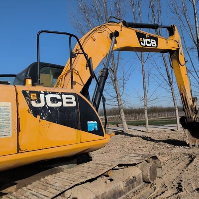 22 toneladas de segunda mão JCB JS220LC Excavadora de rastreamento Usada 129 KW Potência do motor e 1 M3 Capacidade de balde
