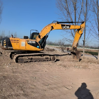 22 toneladas de segunda mão JCB JS220LC Excavadora de rastreamento Usada 129 KW Potência do motor e 1 M3 Capacidade de balde