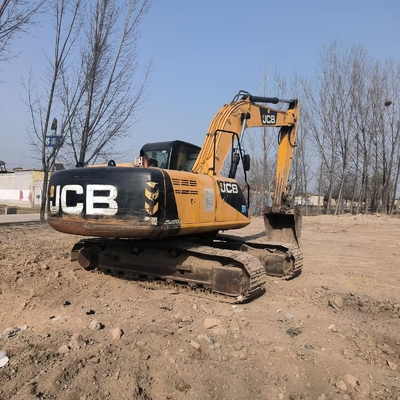 22 toneladas de segunda mão JCB JS220LC Excavadora de rastreamento Usada 129 KW Potência do motor e 1 M3 Capacidade de balde