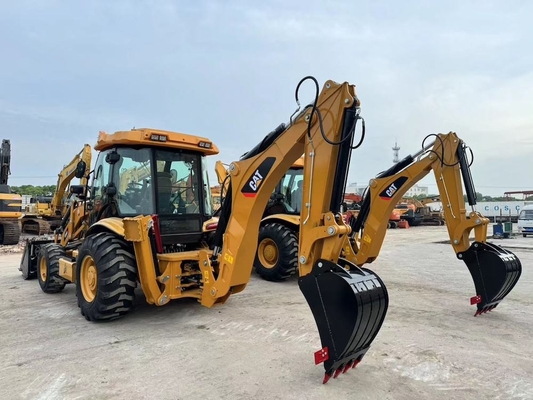 Máquina hidráulica de segunda mão CAT Caterpillar 420F Carregador de retroescavadeira