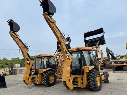 Máquina hidráulica de segunda mão CAT Caterpillar 420F Carregador de retroescavadeira