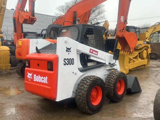 Bobcat S300 Mini Skid Steer Loader usado, Bobcat Skid Loader de segunda mão 1m3 60KW