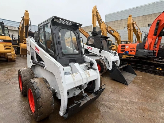 Bobcat S300 Mini Skid Steer Loader usado, Bobcat Skid Loader de segunda mão 1m3 60KW