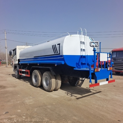 20 m3 245 cv de segunda mão Kinland Dongfeng 6x4 Sprinkler Caminhão de tanque de água Caminhão de tanque de água usado