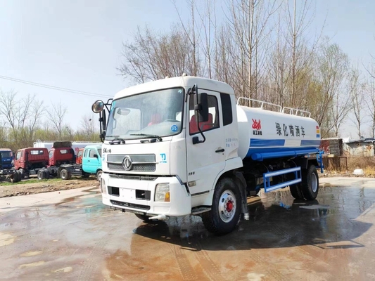 15CBM 185hp segunda mão Kinland Dongfeng Sprinkler Caminhão de tanque de água Caminhão de tanque de água usado para venda