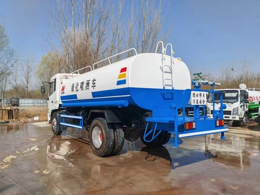 15CBM 185hp segunda mão Kinland Dongfeng Sprinkler Caminhão de tanque de água Caminhão de tanque de água usado para venda