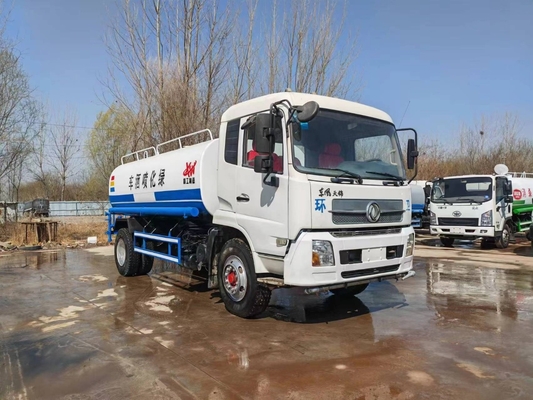 15CBM 185hp segunda mão Kinland Dongfeng Sprinkler Caminhão de tanque de água Caminhão de tanque de água usado para venda