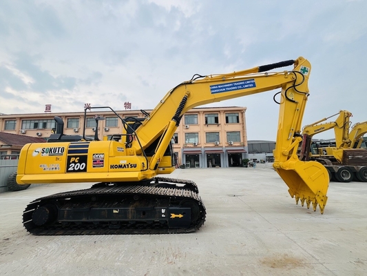 PC200-8 20 toneladas Excavadora hidráulica de retroescavadeira usada Original Japão