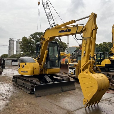 7 toneladas Usado Komatsu PC78US Excavator de segunda mão Komatsu Crawler Excavator Máquinas de construção