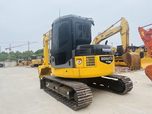 Excavadora Komatsu PC78US de segunda mão de 7 toneladas Mini Excavadora Máquinas de Construção
