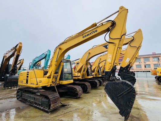 12 toneladas japonês usado Komatsu PC120-6 escavadeira segunda mão Komatsu hidráulico rastejador escavadora