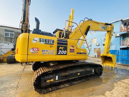 Excavadora japonesa original usada Komatsu Pc200-8 80% nova em boas condições