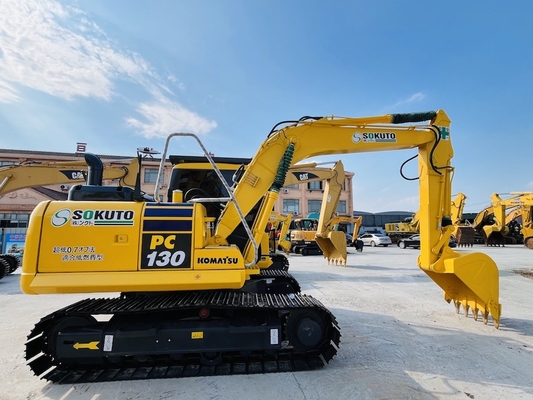 Mini segunda mão Komatsu PC130-7 Excavadora Crawler Com Komatsu SAA4D95LE-3 Motor