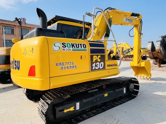 Mini segunda mão Komatsu PC130-7 Excavadora Crawler Com Komatsu SAA4D95LE-3 Motor