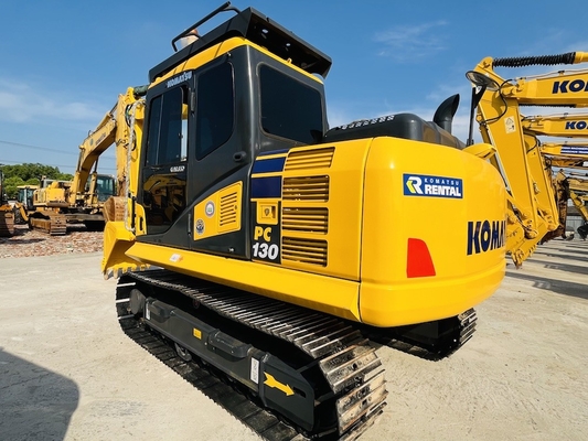 Mini segunda mão Komatsu PC130-7 Excavadora Crawler Com Komatsu SAA4D95LE-3 Motor