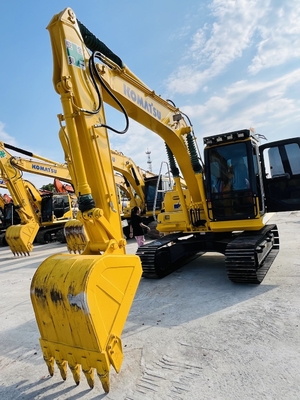 Mini segunda mão Komatsu PC130-7 Excavadora Crawler Com Komatsu SAA4D95LE-3 Motor