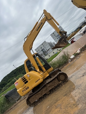 Excavadora de 6 toneladas usada Komatsu PC60-7 Excavadora de segunda mão pequena PC35/PC55/PC56/PC60/PC78