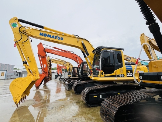 Segunda mão Komatsu PC220-8 Excavadora hidráulica Excavadora retroexcavadora Usada 22 toneladas Excavadora máquinas de construção