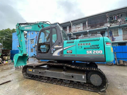 Original 80% novo Kobelco SK200-8 Excavadora Hidráulica Excavadora Usada SK200-8 SK200-7 SK220-8