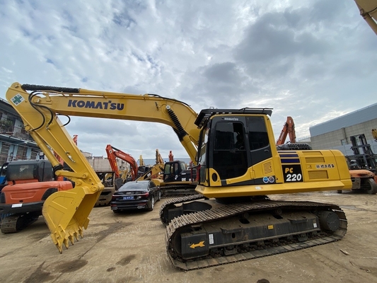 Japão Fabricado Em Segunda Mão Komatsu PC220-8 Excavadora Hidráulica 22 toneladas Excavadora Usada Komatsu Digger