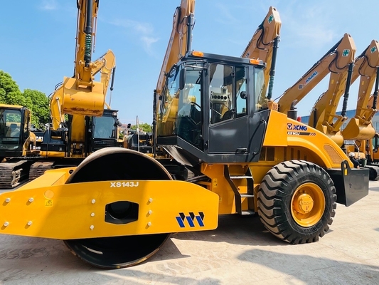 14 Ton Used XCMG XS143J Road Roller Second Hand Single Steel Vibratory Roller