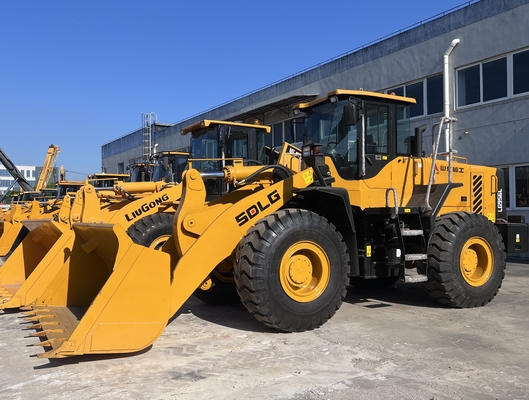 162 KW SDLG LG956L Carregador de rodas de segunda mão Carga nominal 5 toneladas Marca chinesa em boas condições