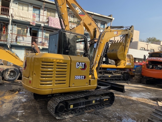 Excavadora Caterpillar de segunda mão Origem Japão Excavadora usada CAT 306E2 Crawler 6 toneladas Máquinas de construção