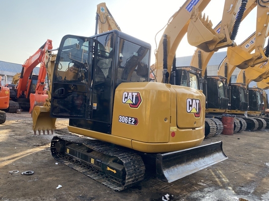 Excavadora Caterpillar de segunda mão Origem Japão Excavadora usada CAT 306E2 Crawler 6 toneladas Máquinas de construção