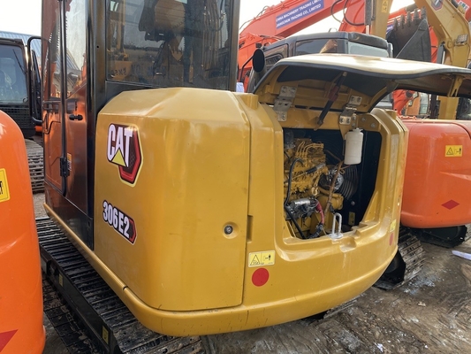 Excavadora Caterpillar de segunda mão Origem Japão Excavadora usada CAT 306E2 Crawler 6 toneladas Máquinas de construção