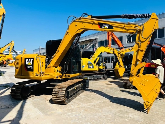 0.33 CBM CAT 307E2 Excavadora Caterpillar Usada Japão Excavadora Crawler Usada 7 toneladas Máquinas de Construção