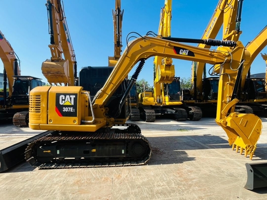 0.33 CBM CAT 307E2 Excavadora Caterpillar Usada Japão Excavadora Crawler Usada 7 toneladas Máquinas de Construção