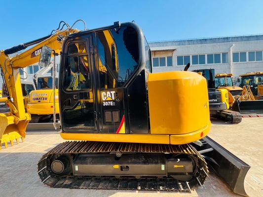 0.33 CBM CAT 307E2 Excavadora Caterpillar Usada Japão Excavadora Crawler Usada 7 toneladas Máquinas de Construção