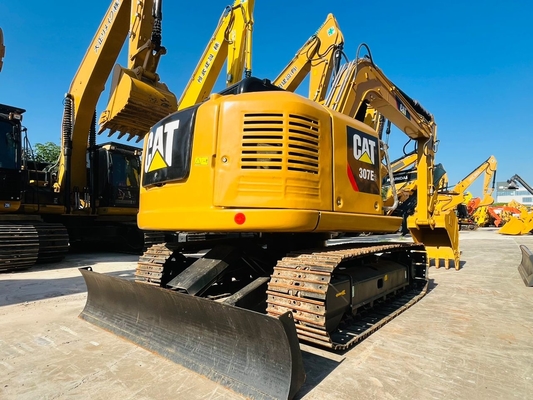 0.33 CBM CAT 307E2 Excavadora Caterpillar Usada Japão Excavadora Crawler Usada 7 toneladas Máquinas de Construção