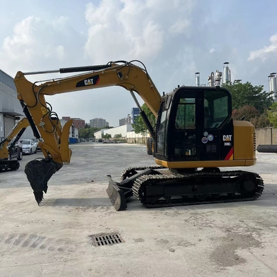 8 toneladas CAT 308E2 Excavadora Caterpillar de segunda mão de fabricação japonesa Excavadora CAT Crawler Usada Máquinas de construção