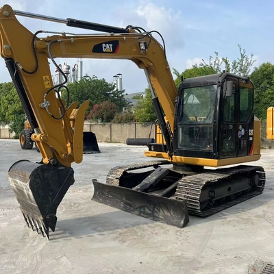 8 toneladas CAT 308E2 Excavadora Caterpillar de segunda mão de fabricação japonesa Excavadora CAT Crawler Usada Máquinas de construção