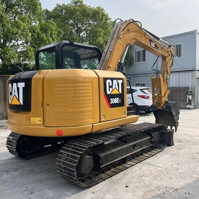 8 toneladas CAT 308E2 Excavadora Caterpillar de segunda mão de fabricação japonesa Excavadora CAT Crawler Usada Máquinas de construção