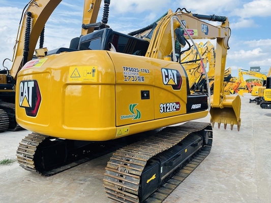 12 toneladas 90% novo CAT 312D2GC Excavadora de lagarta de segunda mão Excavadora de rastreador CAT usada CAT 312D Máquinas de construção