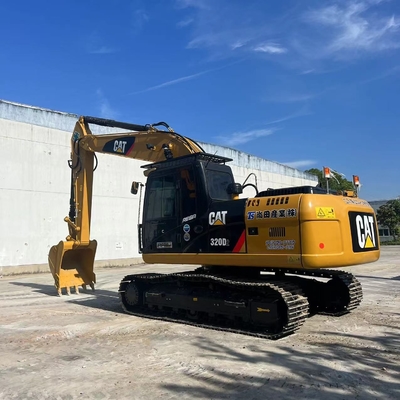 100% original usado CAT Caterpillar 320D Crawler 1m3 Capacidade Excavadora hidráulica