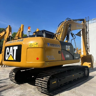 100% original usado CAT Caterpillar 320D Crawler 1m3 Capacidade Excavadora hidráulica