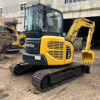 5 toneladas mini escavadeira original usado Komatsu PC55MR-2 PC50MR-2 escavadeira de rastreamento escavadeira de segunda mão máquinas de construção