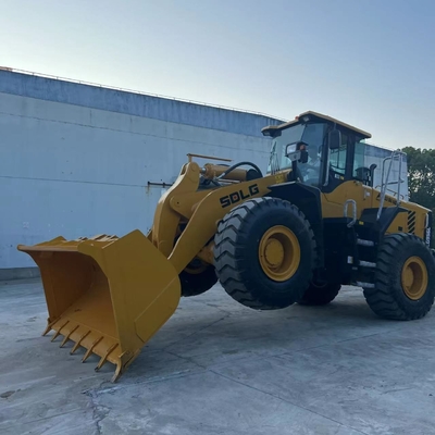 90% Novo carregador de rodas em segunda mão SDLG LG956L Carregador usado de 5 toneladas Máquinas de construção de marca chinesa