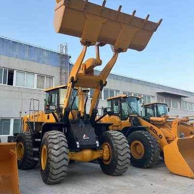 90% Novo carregador de rodas em segunda mão SDLG LG956L Carregador usado de 5 toneladas Máquinas de construção de marca chinesa