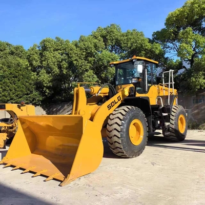 17 toneladas Carregador de rodas usado SDLG LG958L Carregador de segunda mão Carga nominal 5 toneladas Marca chinesa em boas condições