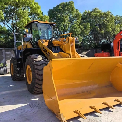 17 toneladas Carregador de rodas usado SDLG LG958L Carregador de segunda mão Carga nominal 5 toneladas Marca chinesa em boas condições