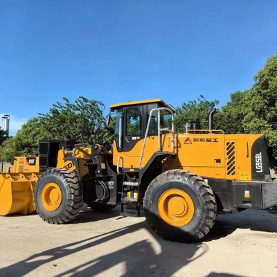 17 toneladas Carregador de rodas usado SDLG LG958L Carregador de segunda mão Carga nominal 5 toneladas Marca chinesa em boas condições